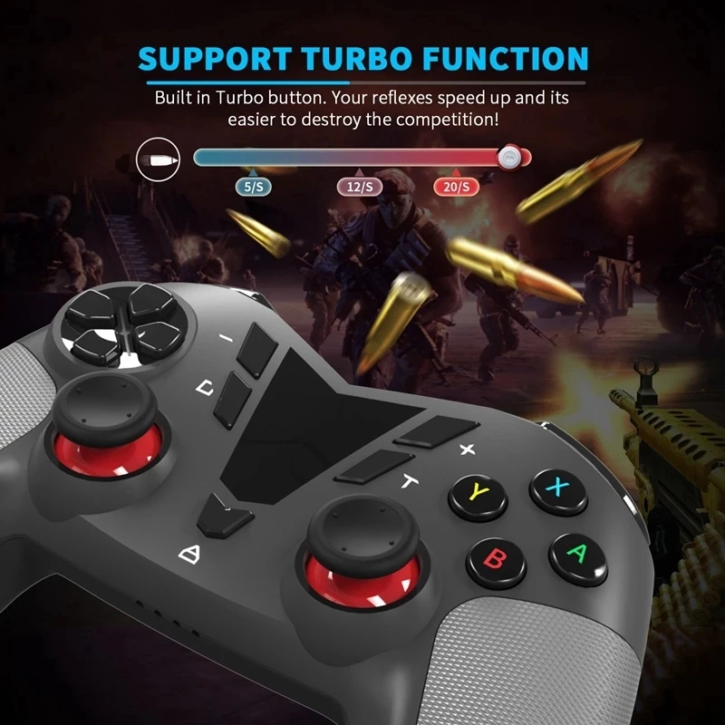 Wireless Pro Game Controller for Nintendo Switch Bluetooth Gamepad Supports 6-Axis Gyroscope 3 Gears Vibration | Электроника