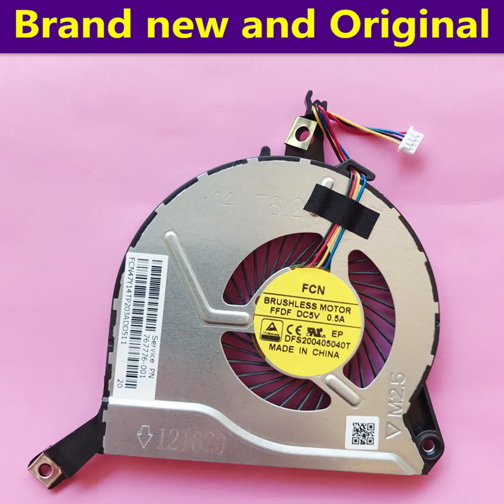 

New original cpu cooling fan cooler for HP Pavilion 14-V 14-V028TX 15-V 15-P 15-K 17-F TPN-Q139 TPN-Q140 TPN-Q143 Cooling Fan