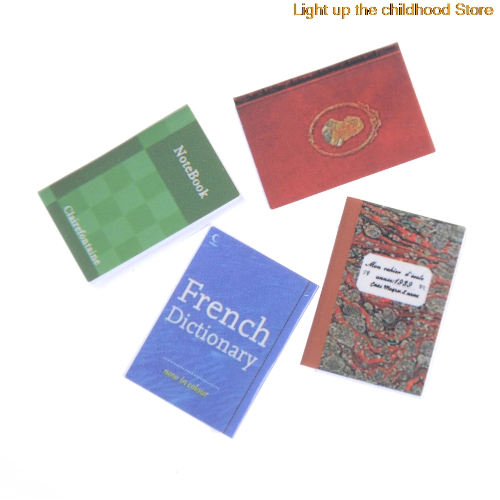 

Mini Accessories 1pc 1/12 1/6 Scale Dollhouse Miniature Book 14mm*15mm