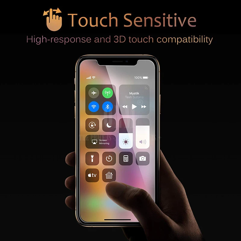 Передняя и задняя Защита экрана для iPhone X Xs XR закаленное стекло защита от