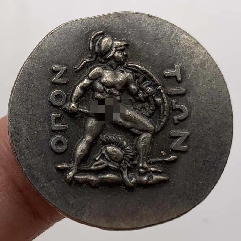 

Медаль Серебряная медная в античном стиле, 26 м