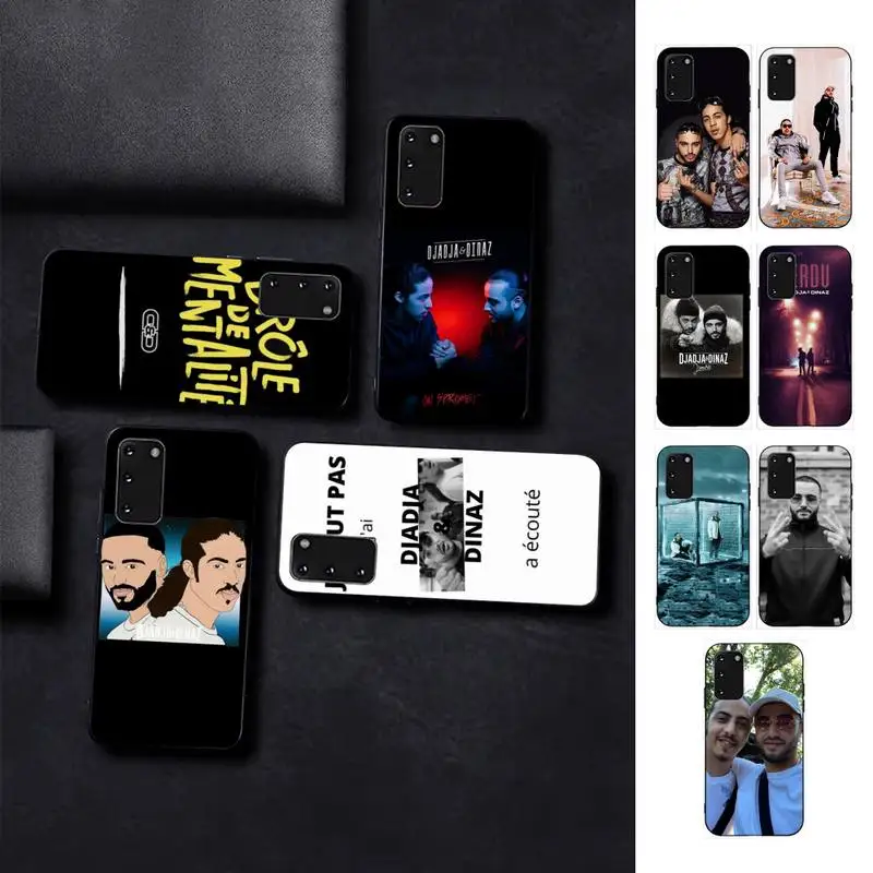 

FHNBLJ Djadja & Dinaz French Rapper Phone Case for Samsung S10 21 20 9 8 plus lite S20 UlTRA 7edge