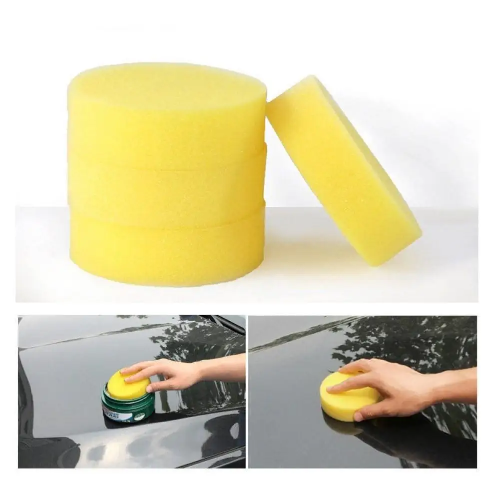 10*3 см Универсальный автомобильный воск очиститель губок круглый польский пенные