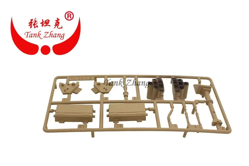 Бак Zhang / Heng Long 1/16 rc Tank 3918 U.S. M1A2 ABRAMS запасные части пластиковая часть ABCDE|Детали и
