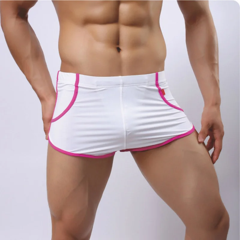 Трусы боксеры мужские прозрачные бесшовные пикантное нижнее белье повседневные