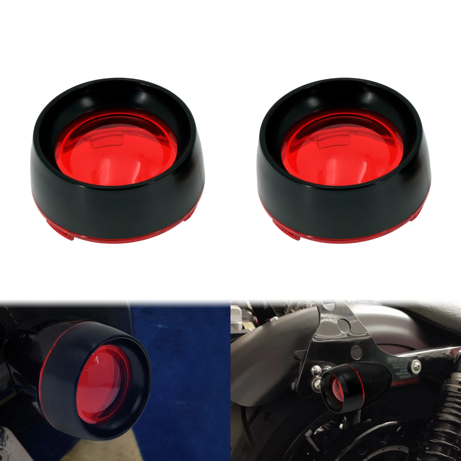 Индикатор сигнала поворота мотоцикла светильник обрамление козырек объектива