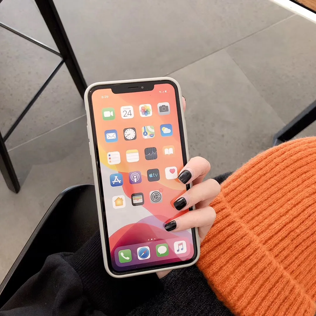 Хит простой модный Забавный Ретро Чехол для iPhone Xs Xr X 11 pro Max 7 8 Plus мягкая задняя
