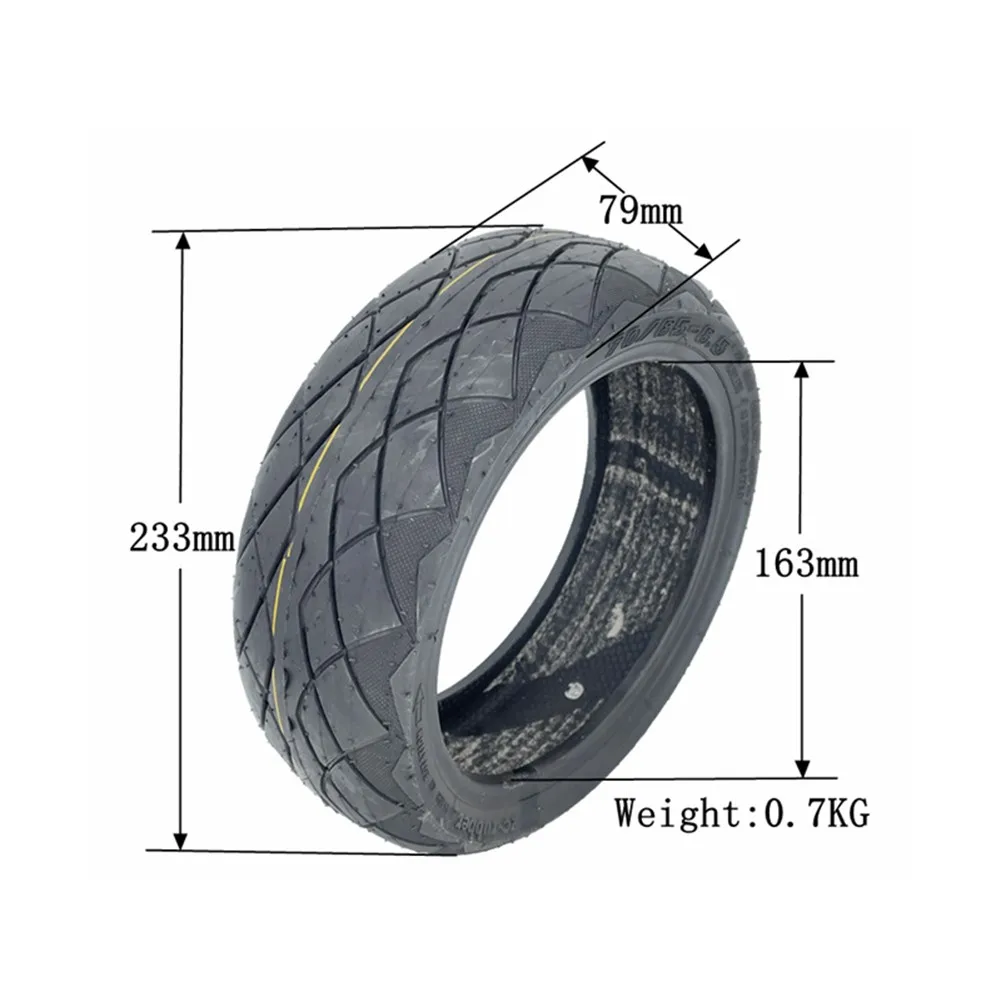 

70/65-6.5 10 Inch Tubeless Thickened Tires For XiaoMi Balance Car Electric Scooter Excellent Replacement Rubber Vacuum Tire