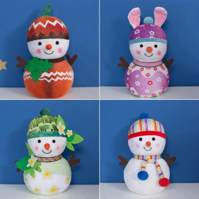 

Christmas Snowman Doll Stuffed Toys Plush Animals Soft Baby Kids Toys for Girls Boys Kawaii Plush Doll Toys