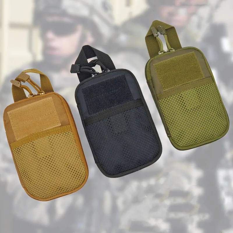 600D Nylon Tactical Bag Survival Gear Outdoor Molle Military Waist Fanny Pack Mobile Phone Pouch Belt Waist Bag Gear Bag Gadget