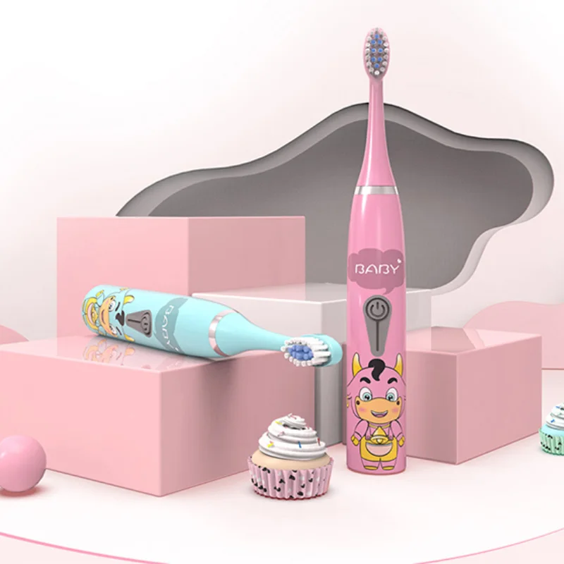

Electric Toothbrush Cute Cartoon Children Tooth Brush Waterproof Toothbrush Oral Cleaning for Kids