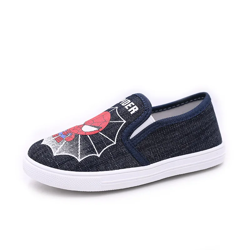 Blue 02 Special Soft Boys Shoes Spiderman Sneakers Running Sports Shoes Kids Casual Flats Children Loafers Superman Batman Creative - Цвет: Blue 02
