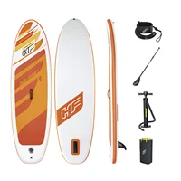 9'ft Beginner Water Sports Fun Yoga Surfboard Inflatable Stand Up Paddle Board  Inflatable SUP Paddle Board