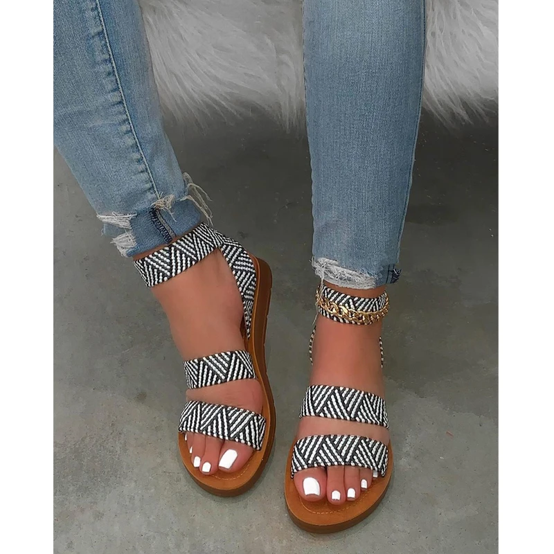 

Fashion Women Shoes Summer Outdoor Beach Lightweight Women Sandals Comfortable Casual Flat Sandals Plus Size 37-42 heels women