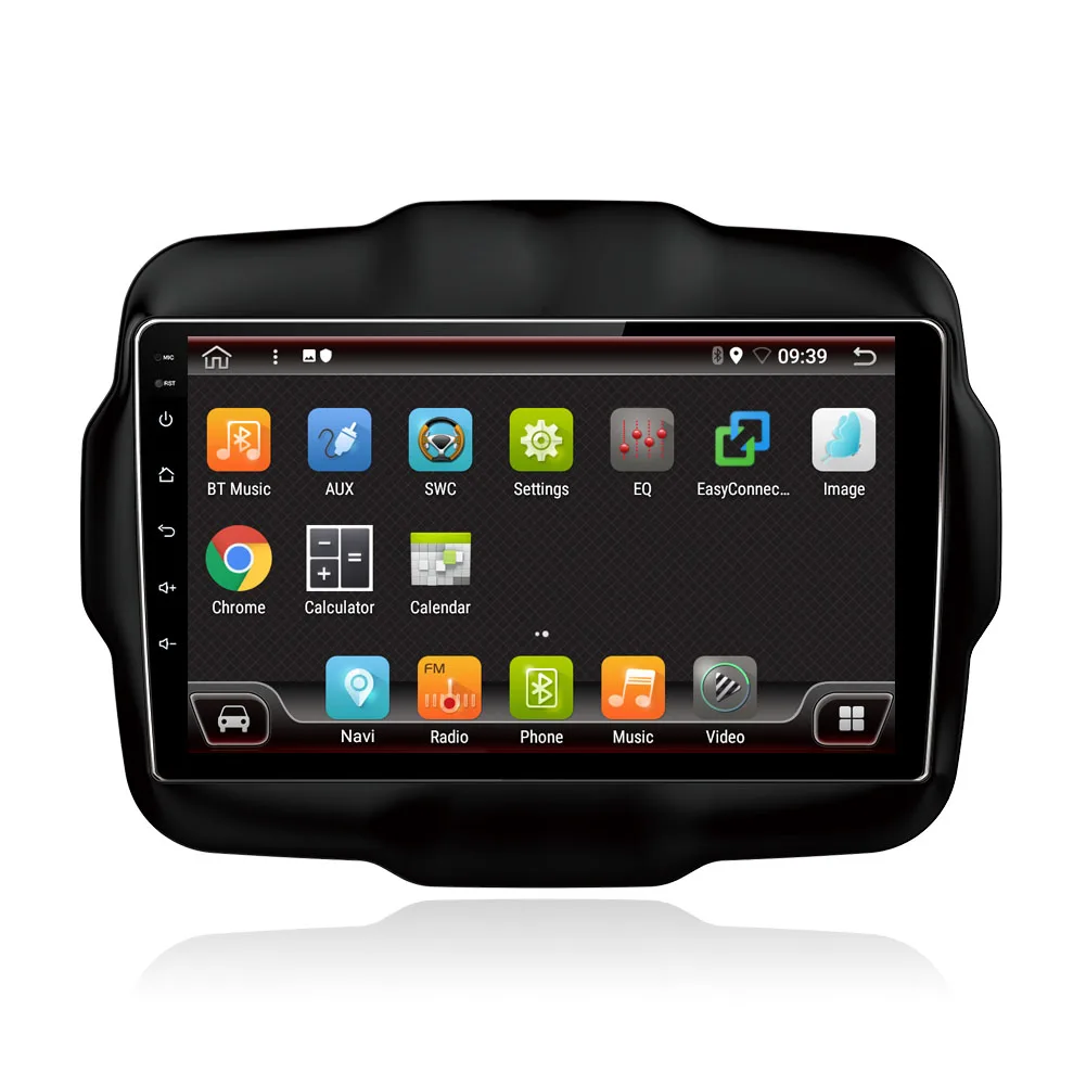 9 дюймов Восьмиядерный Android 8 1 Автомобильный gps навигация для Jeep Renegade 2016 wifi Bluetooth