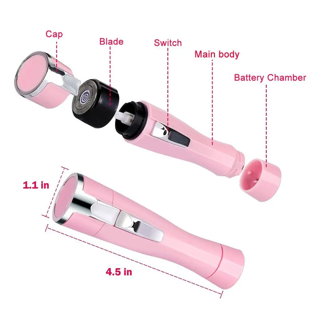 Мини бритва Электрический эпилятор для удаления волос Машинка бритья женщин