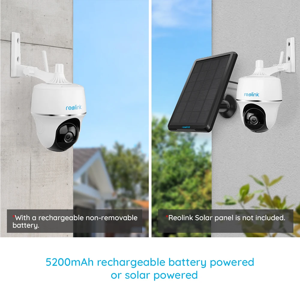 Уличная аккумуляторная камера Reolink Argus PT 1080p Full HD поддержка Wi-Fi с функцией поворота