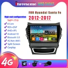Автомобильный радиоприемник Android10.0 для Hyundai Santa Fe 3 2013-2017 RDS DSP 4G ENT WIFI автоаудио 2 Din IPS 4G + 64G навигация GPS головное устройство