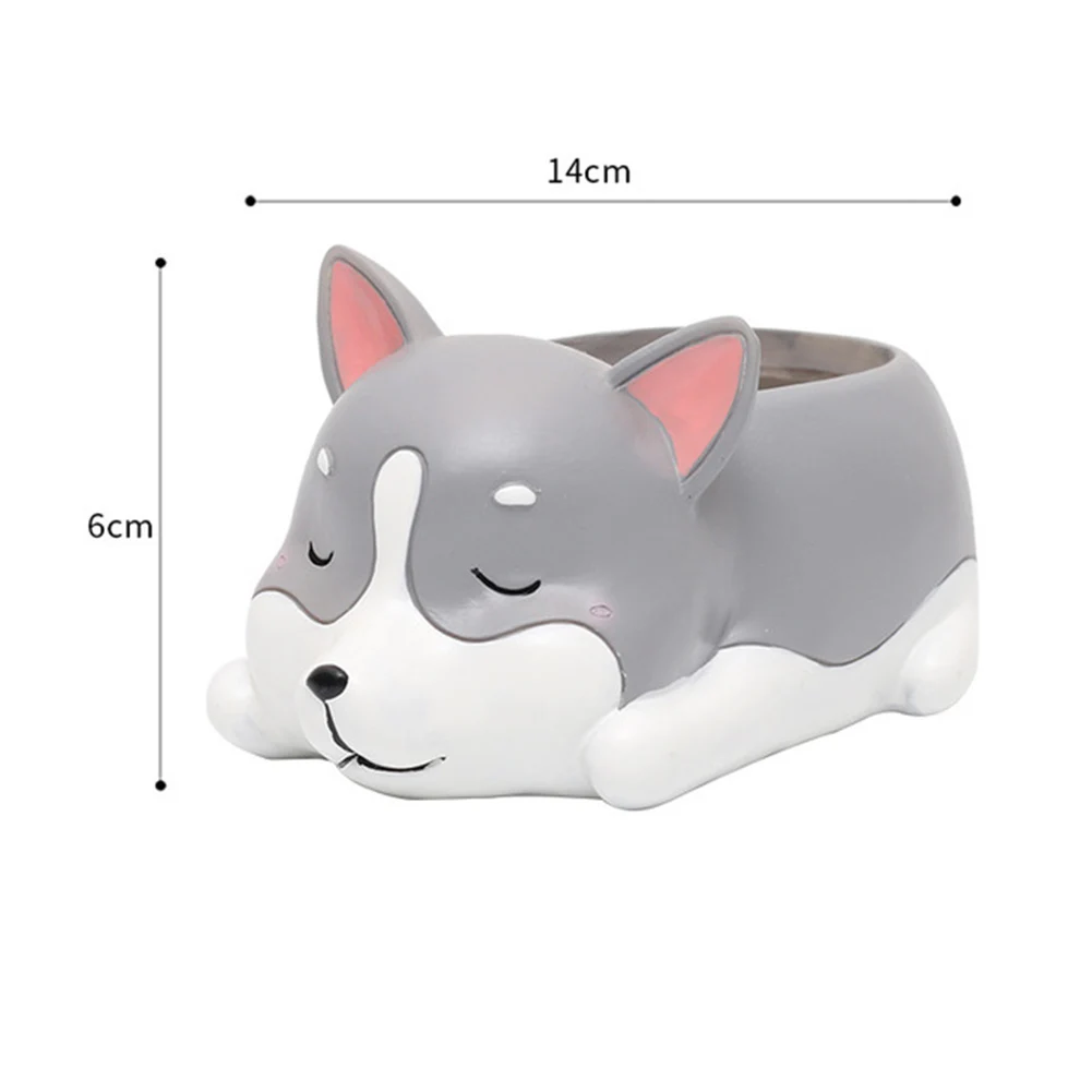 Мультипликационные животные Собаки Настольный суккулент растения Цветочный