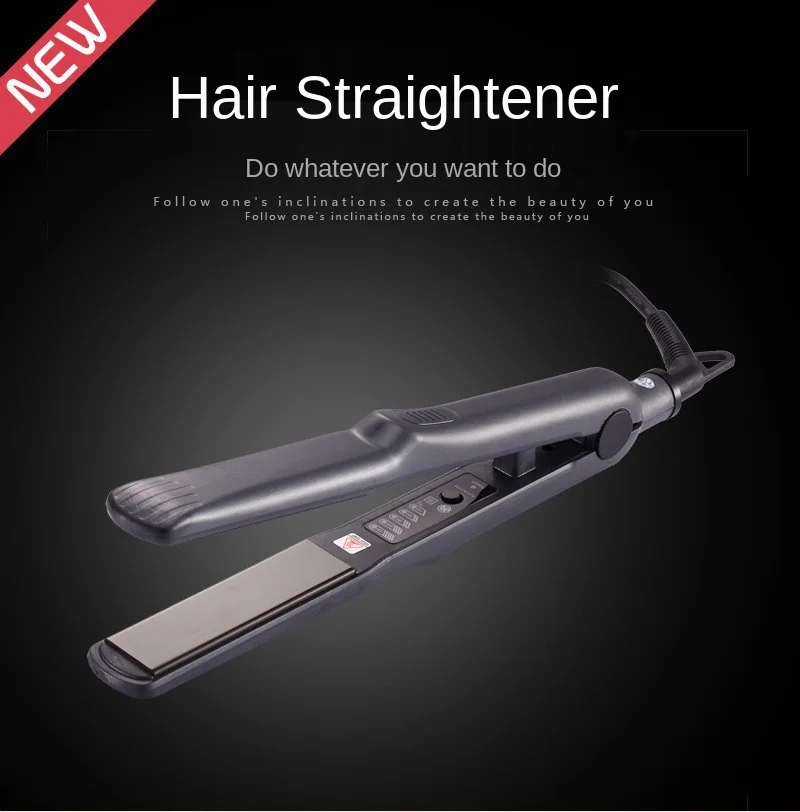 

Утюжок для выпрямления волос, портативный многофункциональный выпрямитель для завивки волос, с турмалиновым керамическим нагревателем