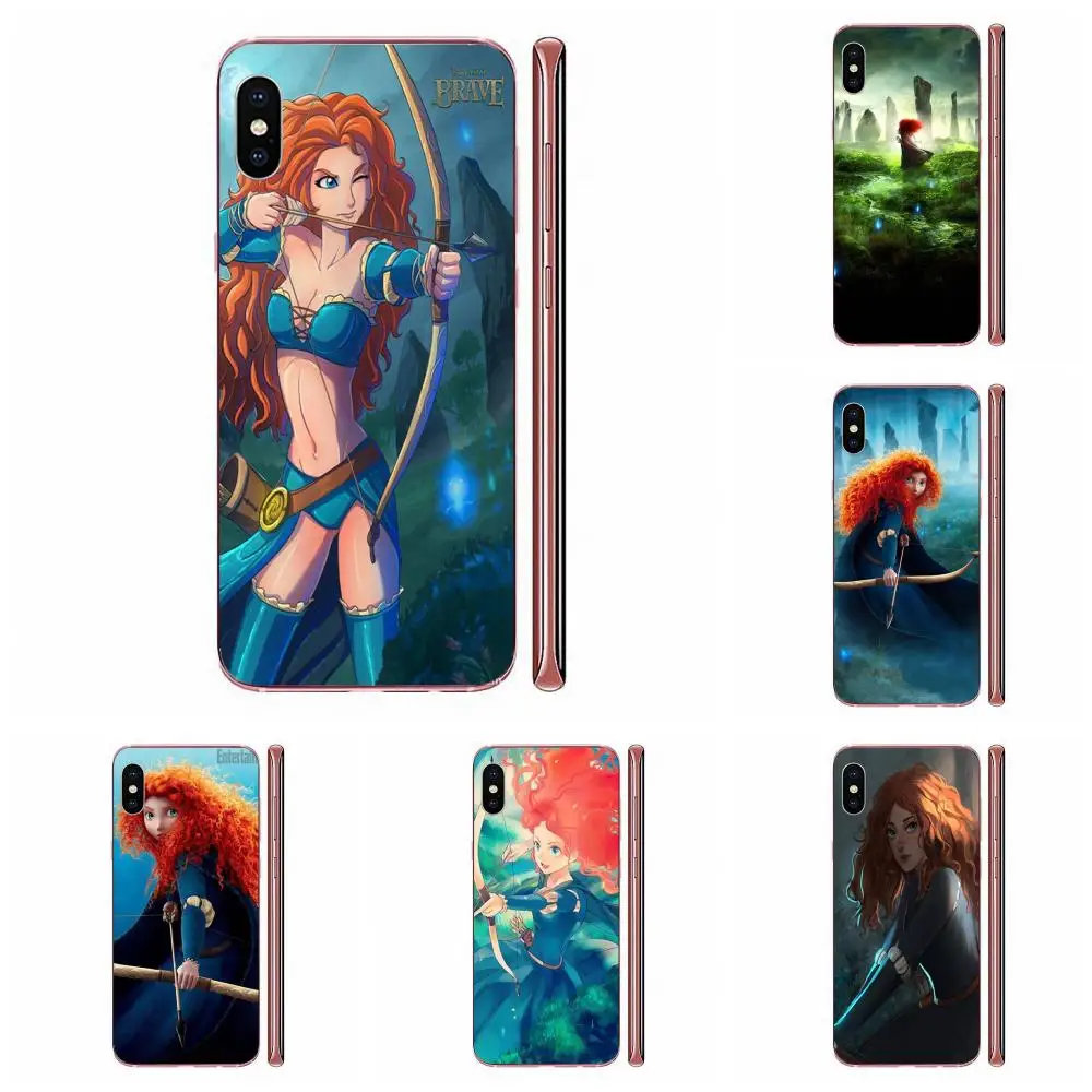 Мягкие чехлы Fundas мультяшная девушка храбрости Merida для Xiaomi Redmi Note 8 8A 8T 10 K30 5G Pro Motorola