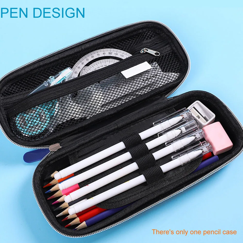 

Чехол-карандаш для дома и школы, объемный двухслойный Водонепроницаемый чехол с защитой от царапин, с мультяшным изображением космонавта