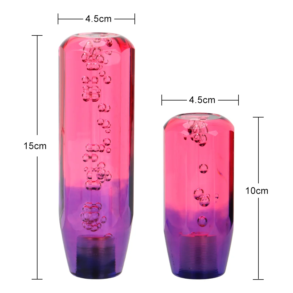 10/15CM Transparent Gear Knob Stick Transmission Shifter Manual Bubble Crystal Car Shift Universal Car-styling | Автомобили и