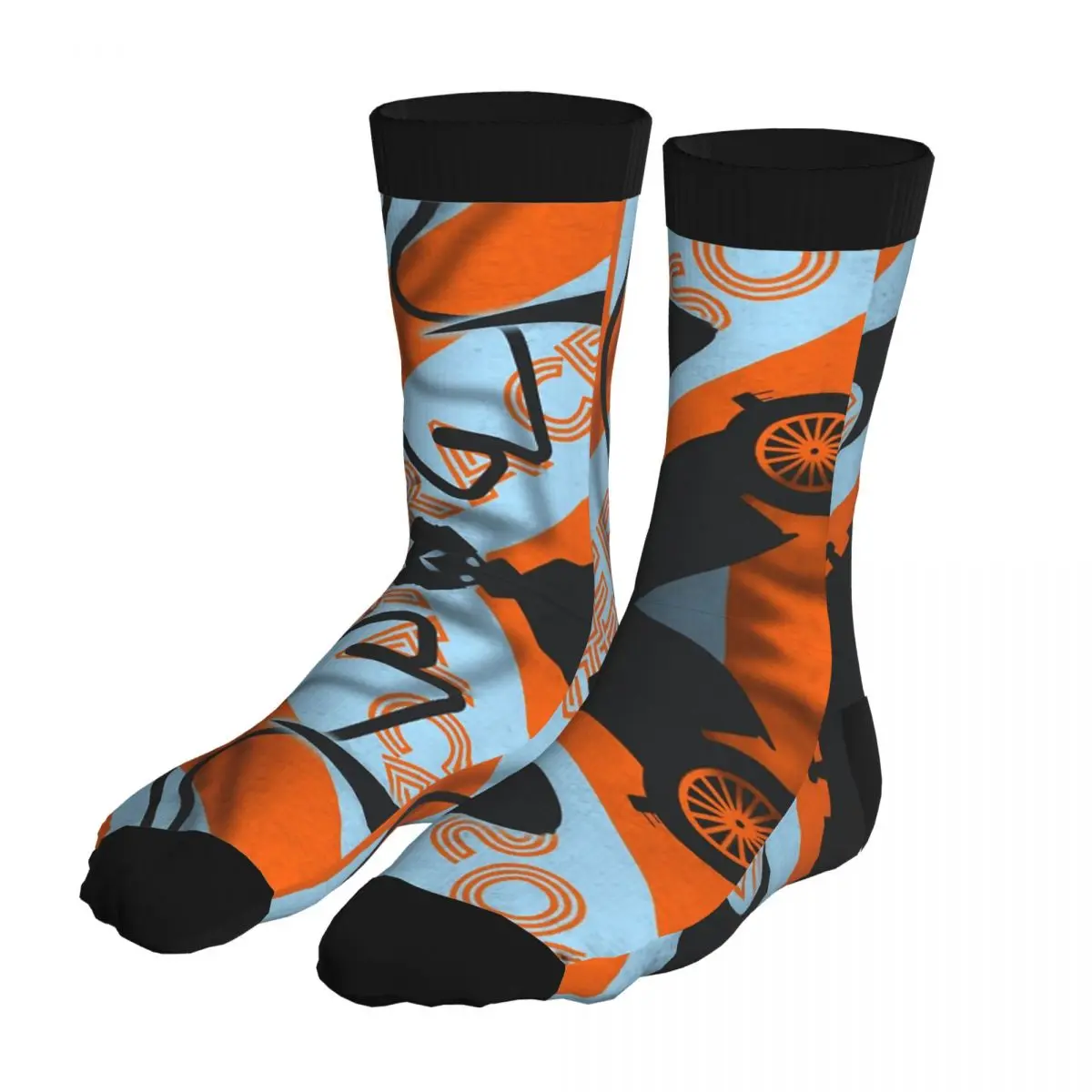 

Men's We Race As One Socks 5% Spandex Clothing Novelty Crew Car Racing Race Middle Tube Socks Birthday Present Men's Socks