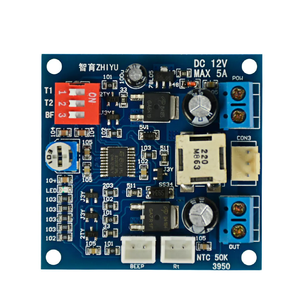 PWM вентилятор для ПК 12 в пост. Тока контроль температуры регулятор скорости макс.