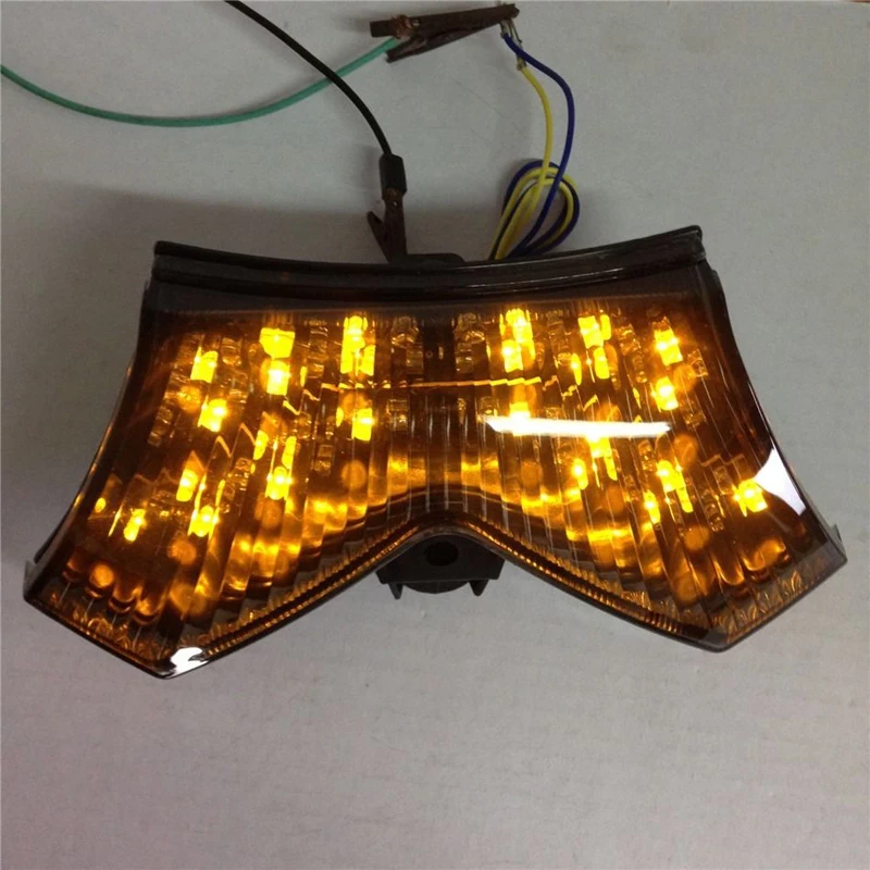 Дым светодиодный задний тормозной сигнал поворота светильник подходит для Kawasaki