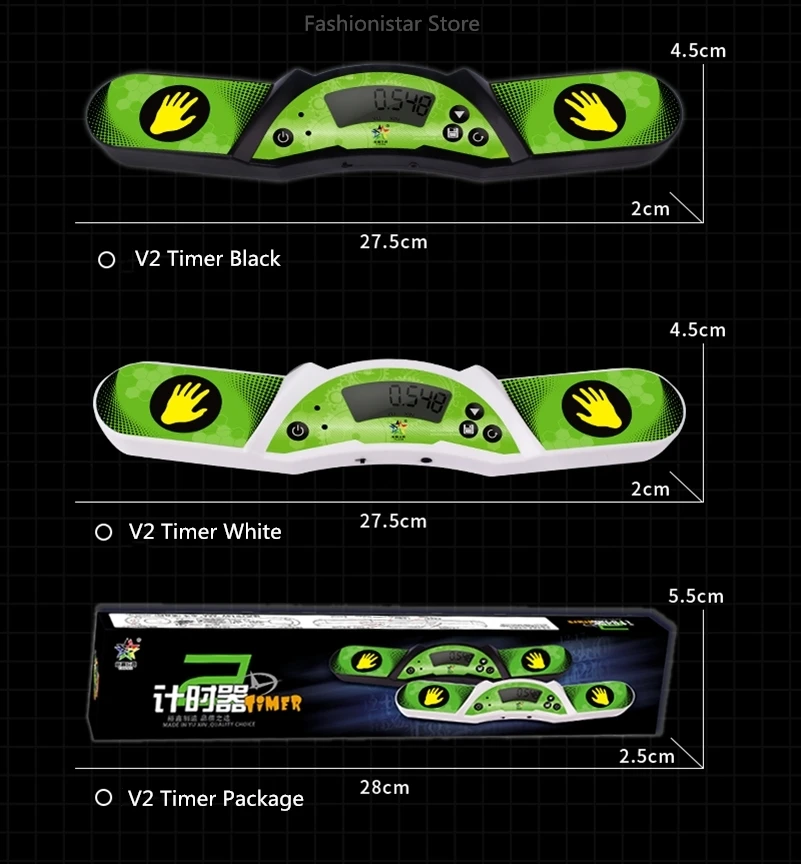 Temporizador YuXin de cubo m&aacute;gico, temporizador Yuxin para cubo de velocidad, temporizador de competici&oacute;n de cubo m&aacute;gico, temporizador-5