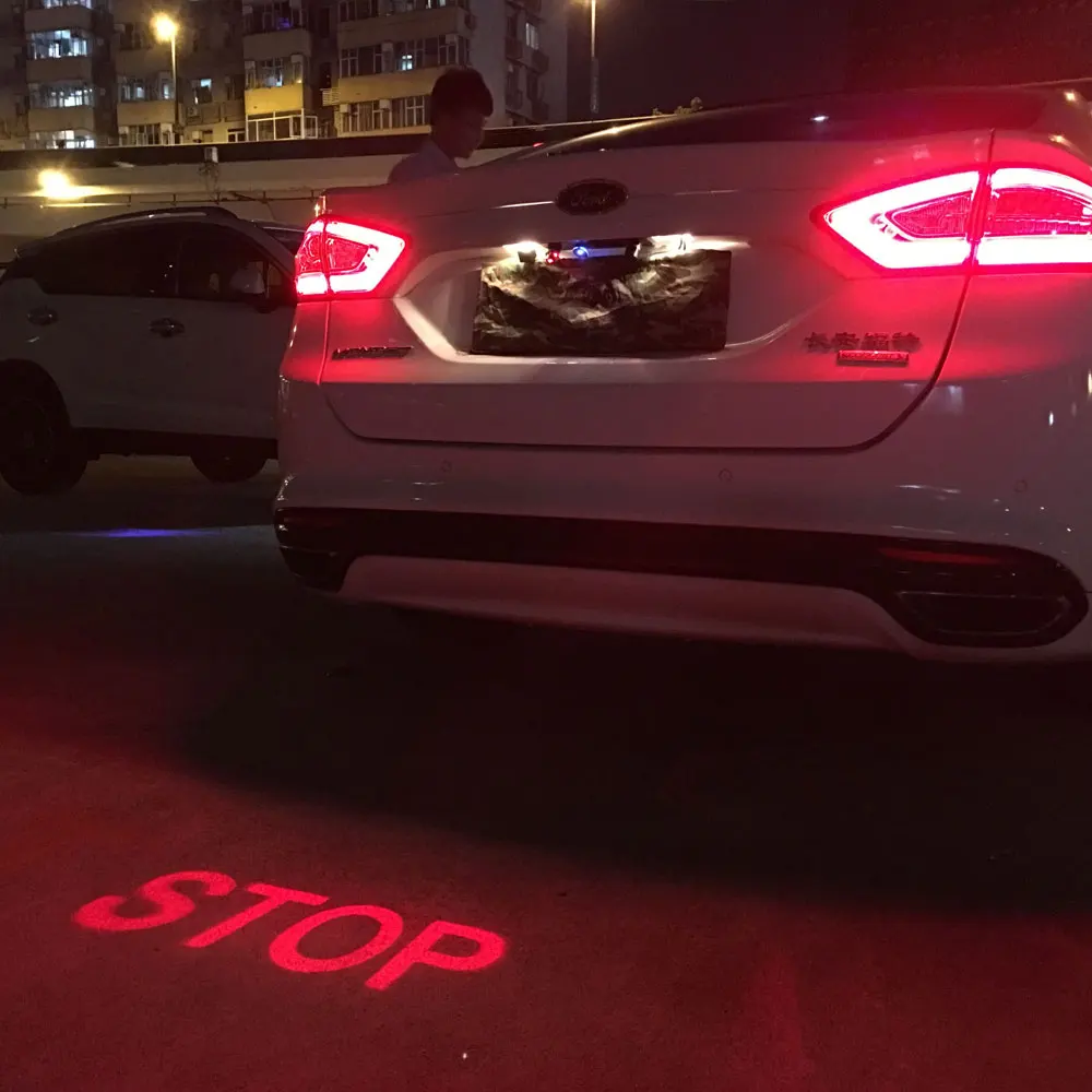 Автомобильный задний проекционный лазерный светильник s Предупреждение ющий