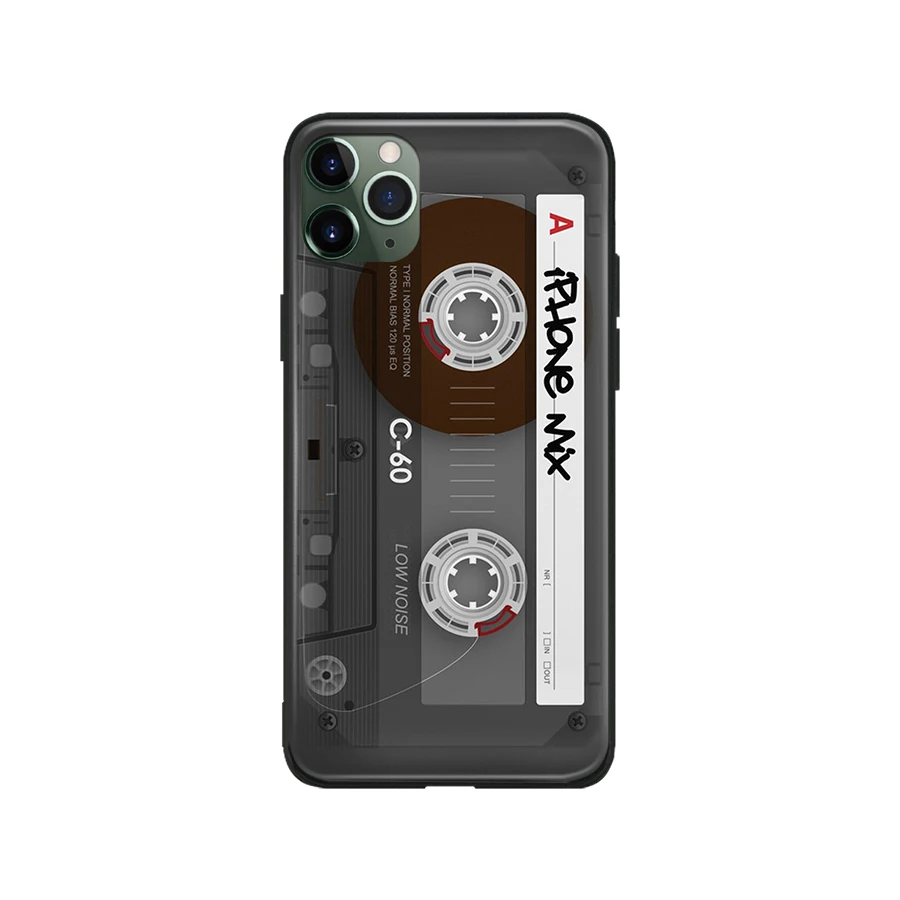 vintage cassette tape retro style for iphone se 6 6s 7 8 plus x xr xs 11 12 13 pro max 13 mini soft silicone phone case cover free global shipping