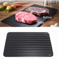 aluminium fast defrosting tray thaw frozen food meat fruit quick defrosting plate board defrost kitchen gadget accessories