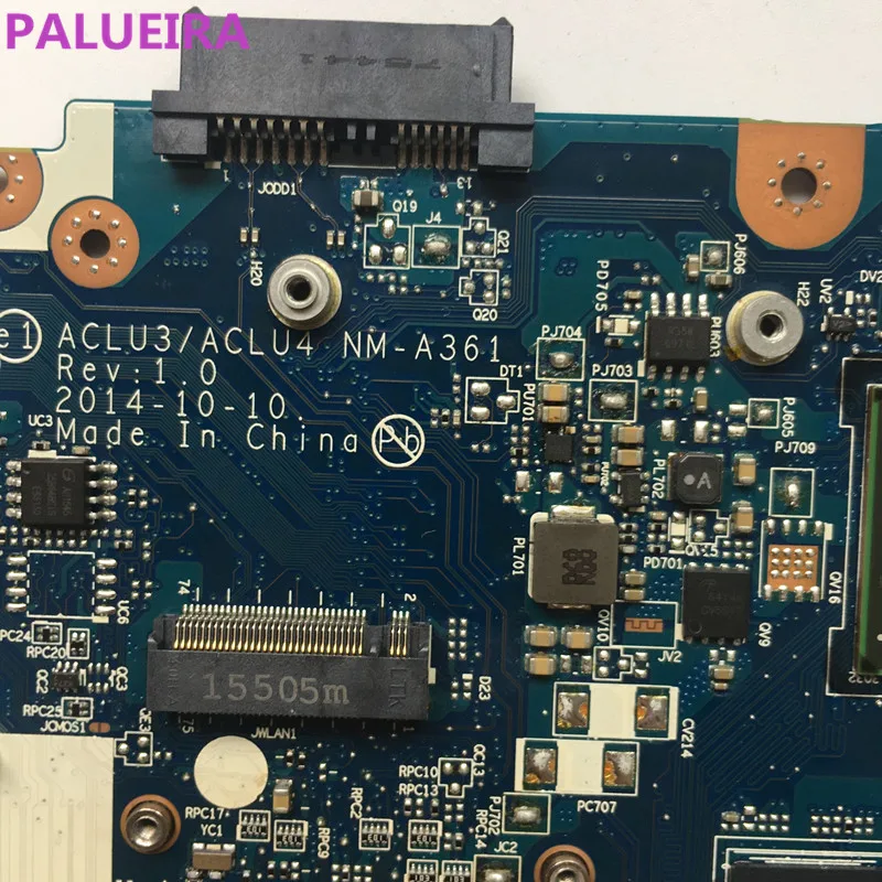 PALUBEIRA для lenovo G40-80 материнская плата с графическим чипом ACLU3 ACLU4 NM-A361 функции с процессором полностью протестирована