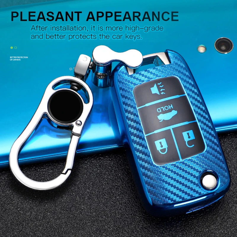 

TPU Car Key Cover Case Fob For Chevrolet Lova Sail Aveo Cruze Epica Camaro Impala Spark Onix Silverado Volt for Opel Insignia
