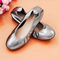 aucvee size 34 44 single ballet flats shoes woman simple comfortable female flats loafers footwear genuine leather women sneaker
