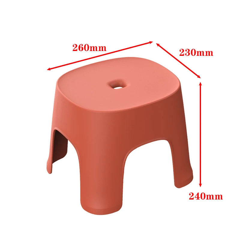 

Small Bench Anti-Skid Coffee Table Plastic Simple Stool Adult Thickening Children'S Stool For Shoes Short Stool