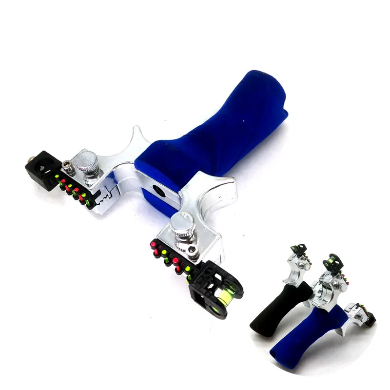 

Resin legendary slingshot, free flat rubber band, two colors optional, fast compression 98k slingshot hunting