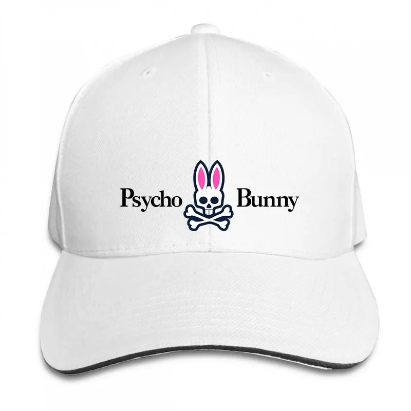 Psycho Bunny бейсбольная кепка для мужчин и женщин, Кепка-Дальнобойщик, модная Регулируемая Кепка - Цвет: 2-White