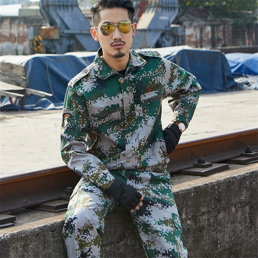 Тактическая одежда военный армейский костюм ACU мужской и женский Камуфляжный