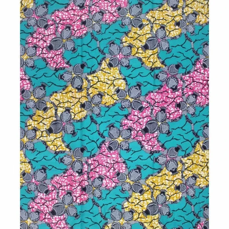 

wholesale prices african wax prints fabrics 6 yards/High quality Ankara batik wax fabric/Nigerian 100 % cotton for dress!y116