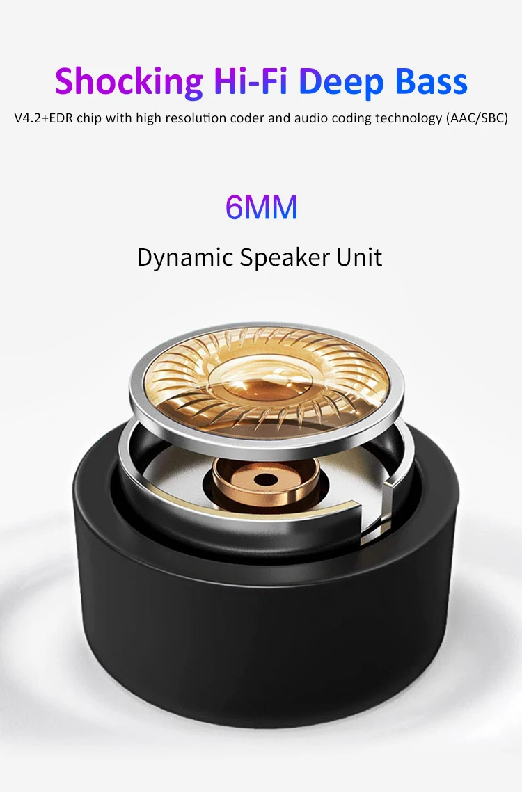 TWS беспроводные Bluetooth наушники 9D super bass стерео HIFI звук шумоподавление Mic Mi наушники Handsfree музыкальные наушники pk HBQ