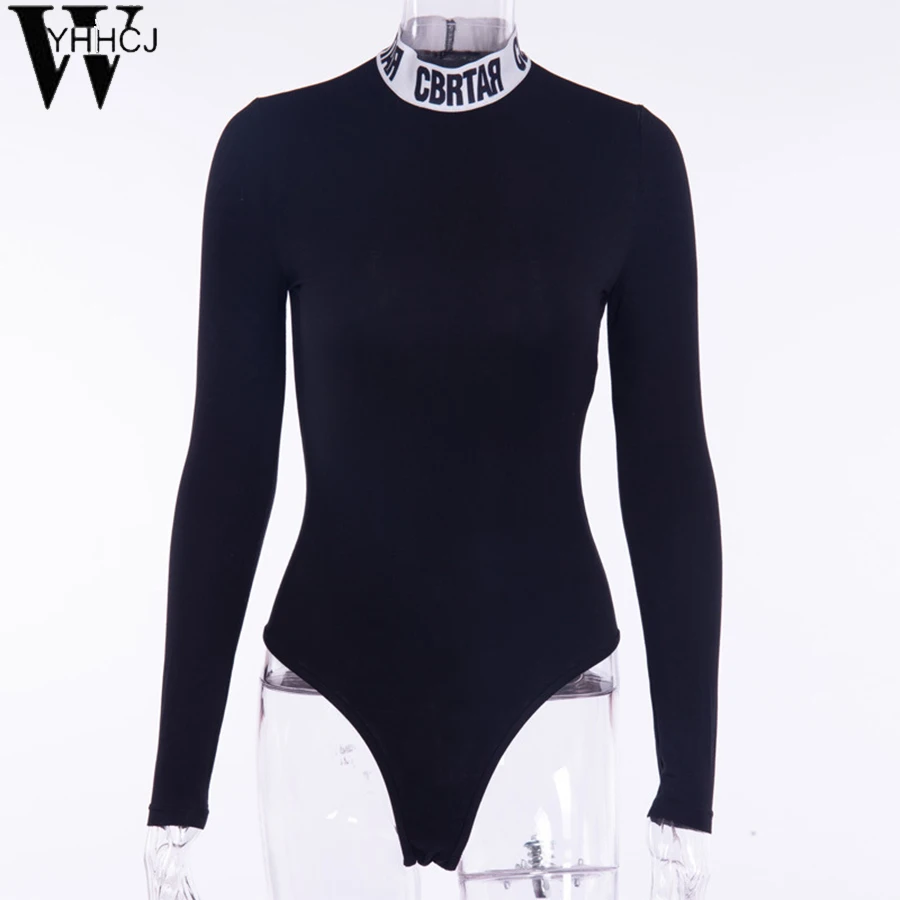 Женское боди с длинным рукавом и принтом на осень/зиму | Женская одежда