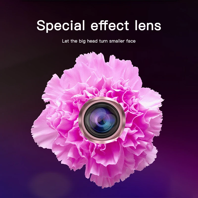 

Mobile Phone Live Fill Light Anchor Beauty Face-lift Selfie Skin Rejuvenation HD Wide-angle Lens Vibrato Camera Artifact