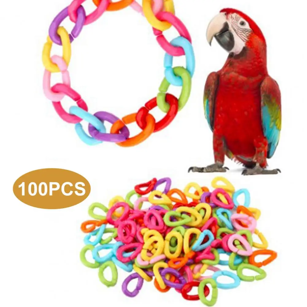 100 _ функциональная игрушка-Крючок для попугая с цепью игрушка поклевки птиц