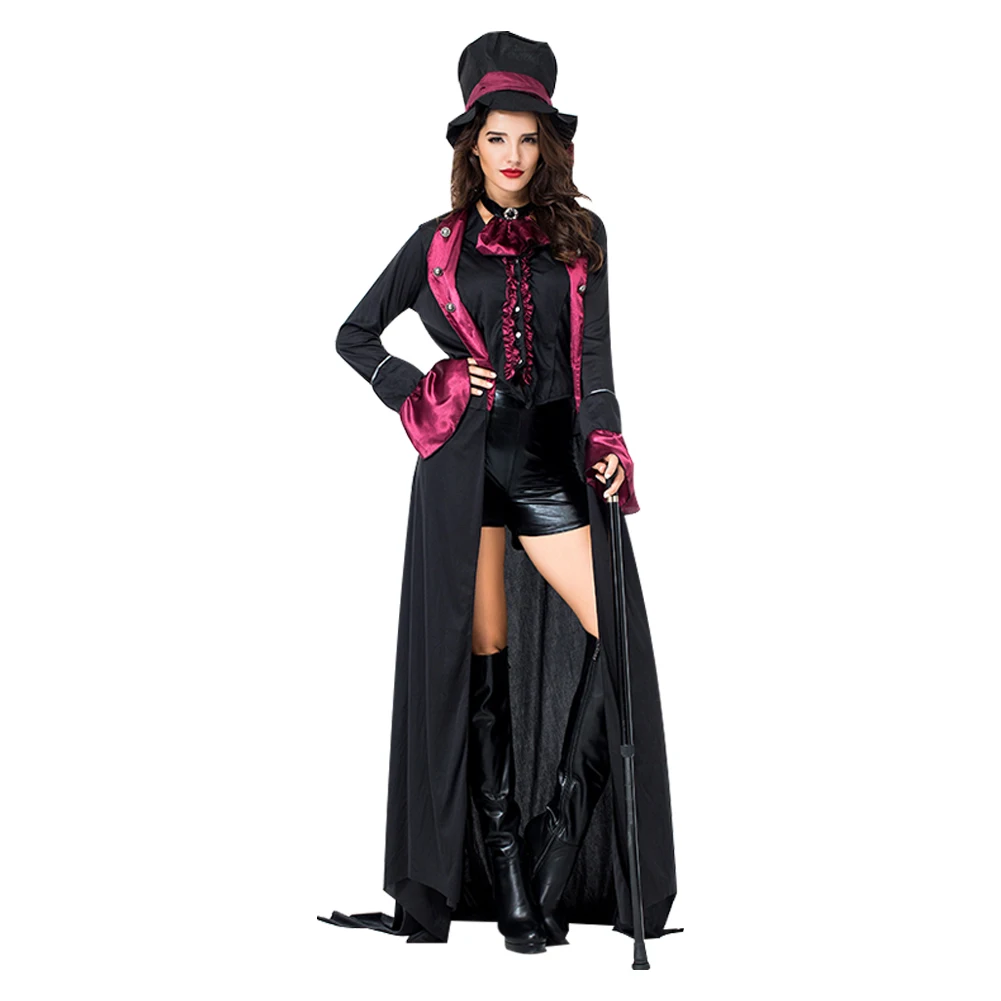 Женское платье-вампир карнавальные костюмы на Хэллоуин | Тематическая одежда и