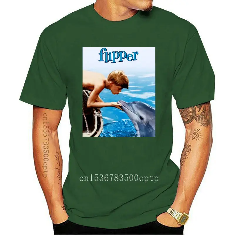 

New Tv Show Flipper 1964 TV Series T-Shirt Tee Fan Gift 2021 From US Cotton Harajuku Hip Hop Tee Shirt
