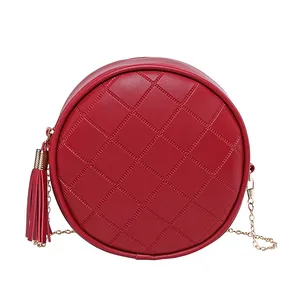 2020 Summer Women's Small Round Bag New Style Fashion Shoulder Bag Versatile Casual Crossbody Messager Bag Large Capacity #20