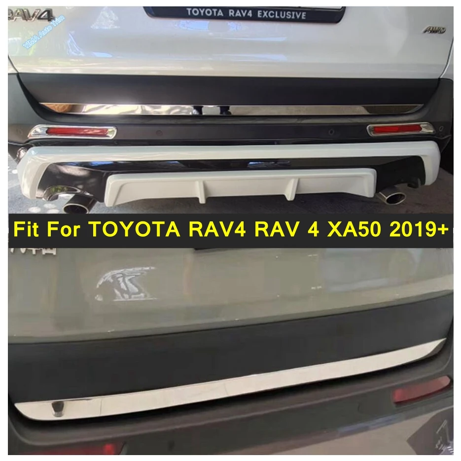 

Rear Tail Trunk Lid Cover Trim Door Boot Garnish Bezel 1PCS Fit For TOYOTA RAV4 RAV 4 XA50 2019 - 2022 Modification Accessories